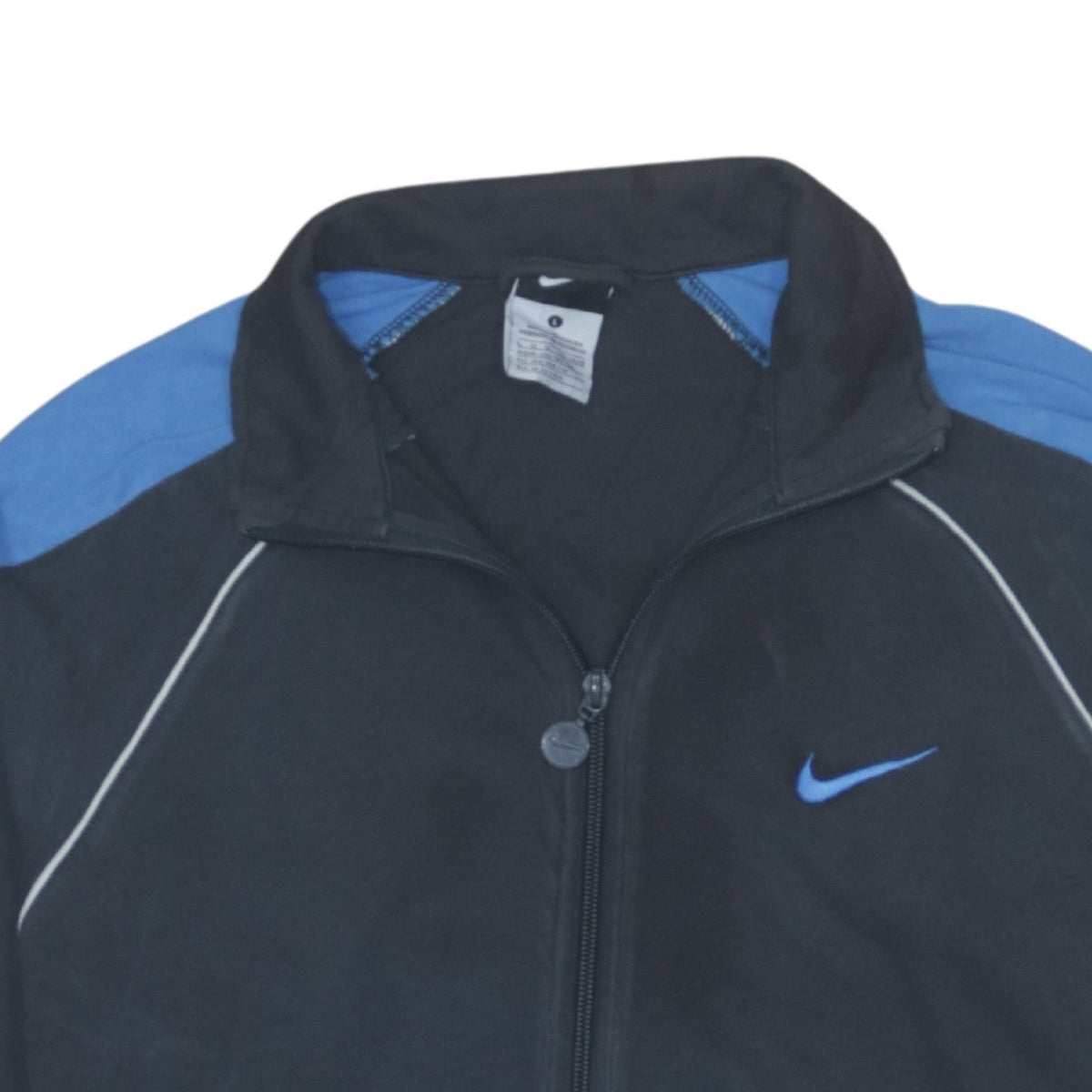 Additional view of Nike boys’ black blue track jacket zip-up sportswear 12-13 years