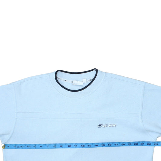 Ellesse Women Blue Crew Neck Pullover Sweatshirt Size 14