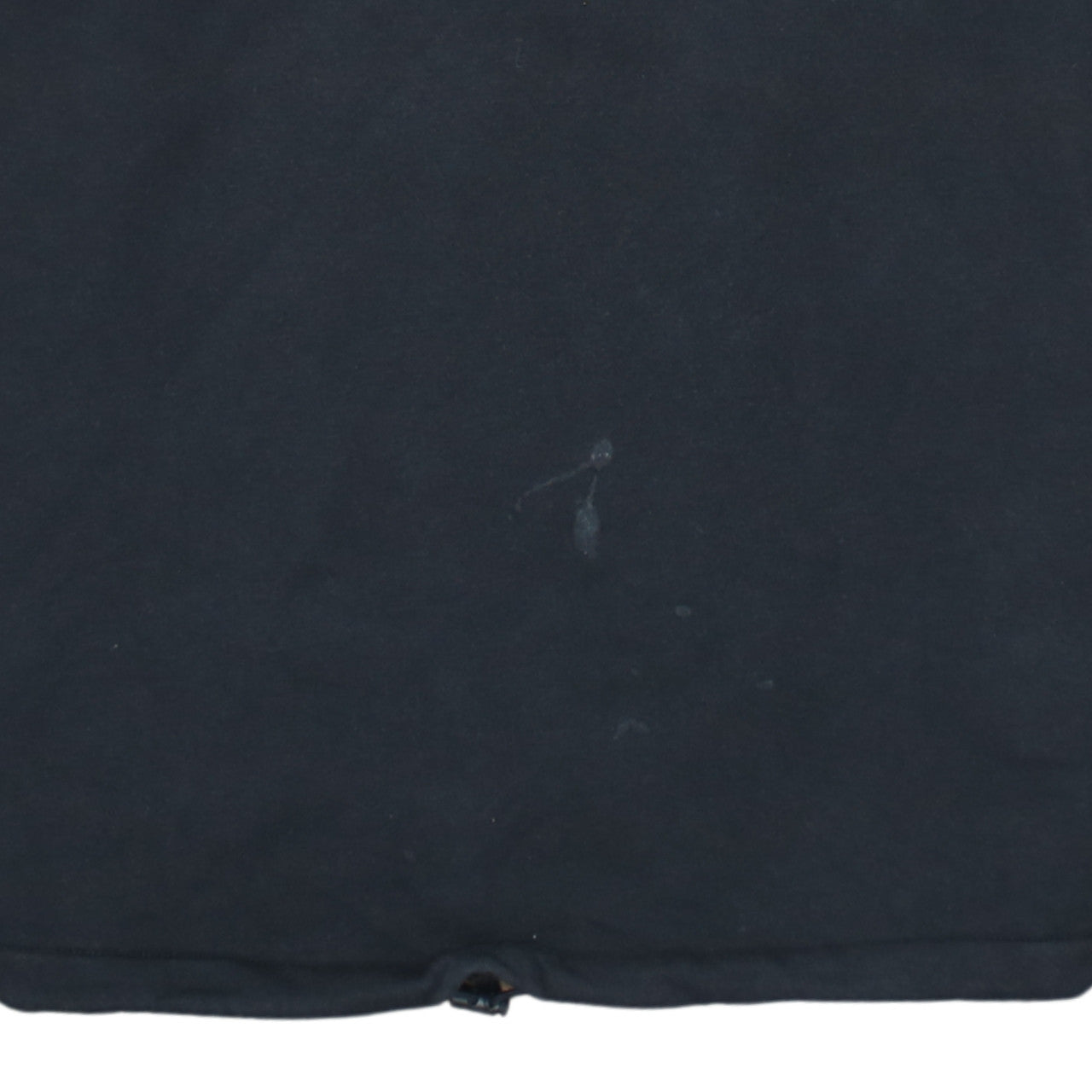 Additional view of Adidas Women Black 1/4 Zip Sweatshirt UK 10 Logo Trim Long Sleeve