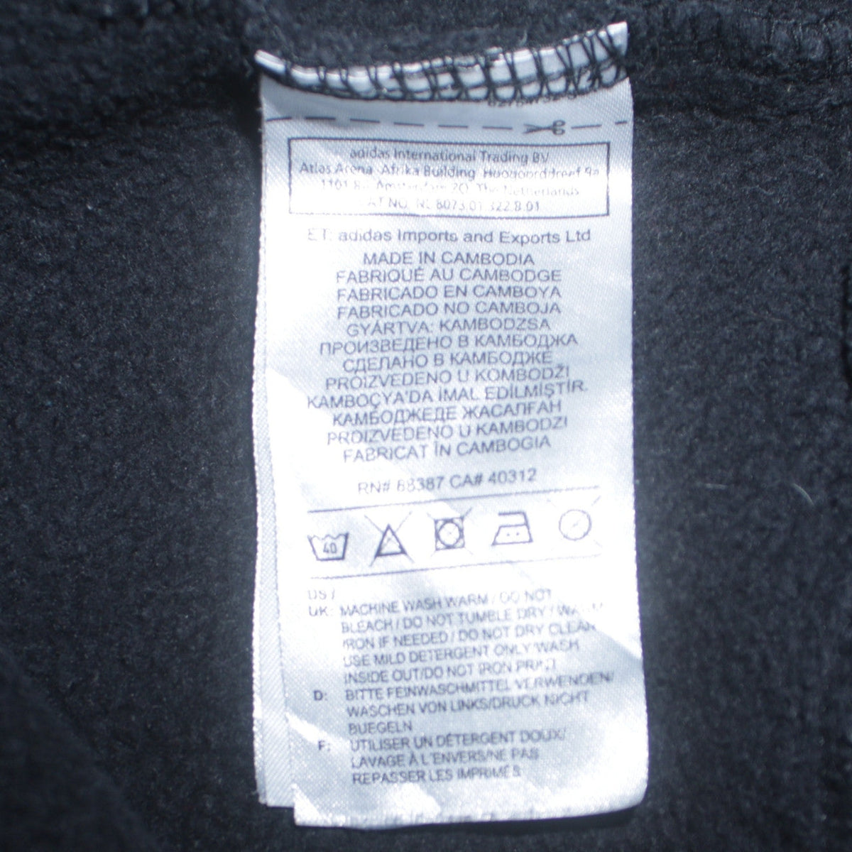 Additional view of Adidas Women Black Pullover Hoodie Small Logo Sportswear