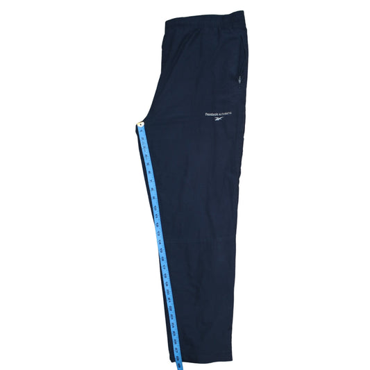 Reebok Men's Blue Windbreaker Track Trousers Size S