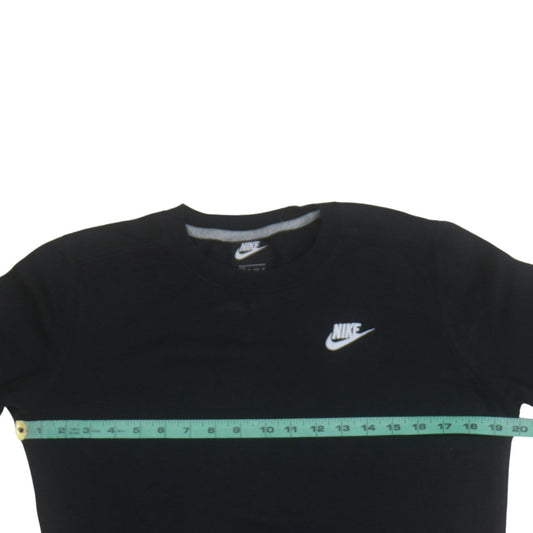Nike Men's Black Crew Neck Pullover Sweatshirt XS Regular Fit
