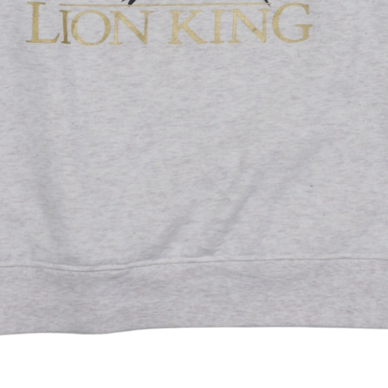 Disney Womens Grey The Lion King Sweatshirt Size L Crew Neck Pullover