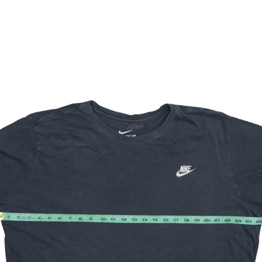 Nike Men's Black Athletic Fit Cotton Crew Neck T-Shirt L