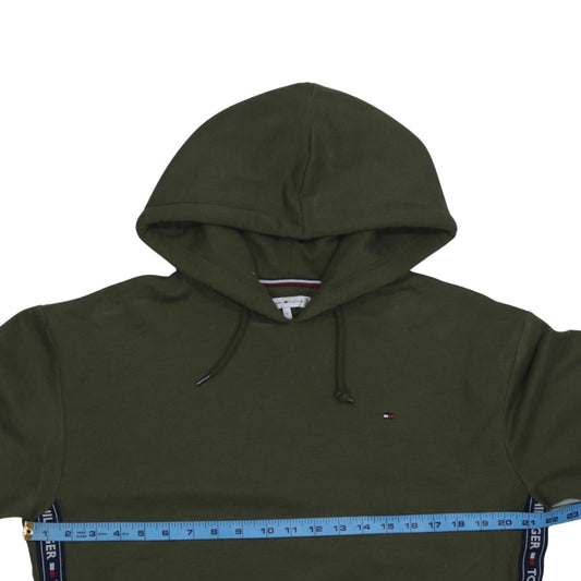 Tommy Hilfiger Women's Green Hoodie T-Shirt Dress Size S