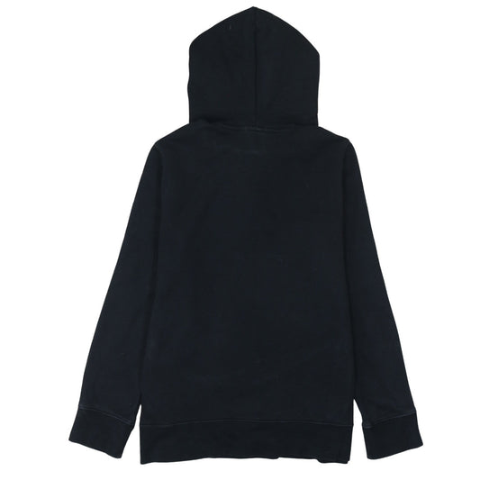 Adidas Women Black Size 16 Hooded Pullover Sweatshirt Trefoil Logo