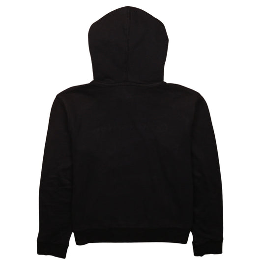 Champion Womens Black XL Pullover Hoodie with Logo Embroidery