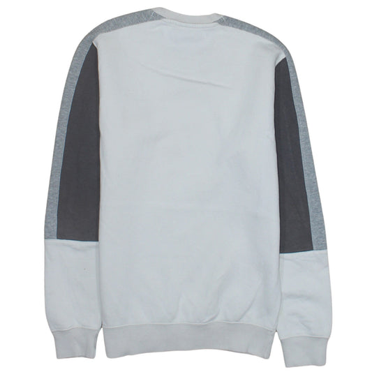 Champion Mens Grey Small Crew Neck Logo Pullover Sweatshirt