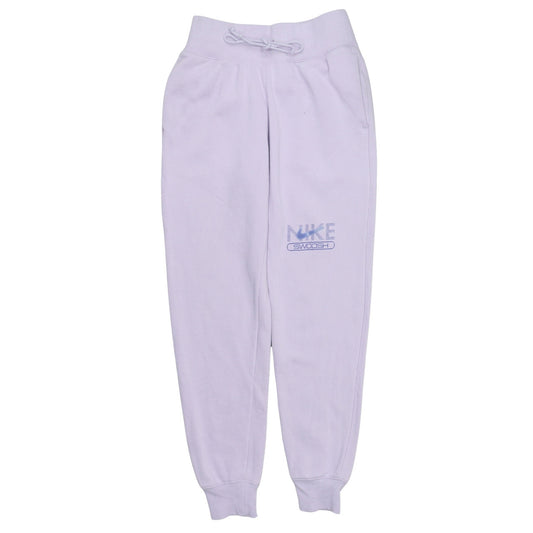 Nike Womens Purple Jogger Sweatpants S Cotton Blend Fleece