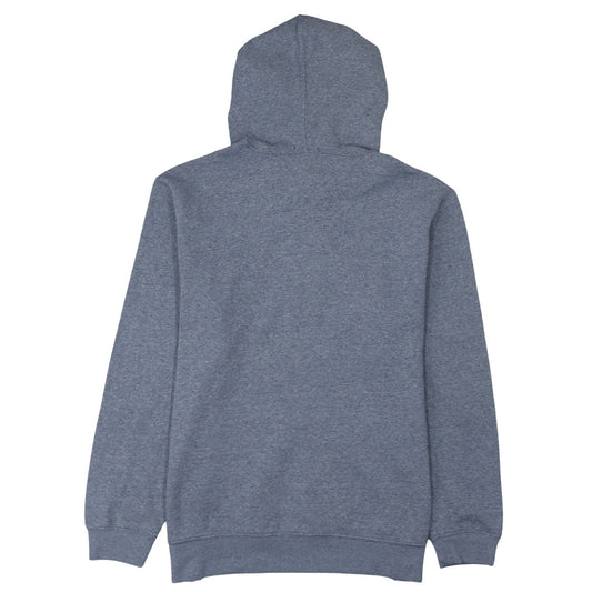 Gap Men Blue Pullover Hoodie L Logo Design Cotton Blend