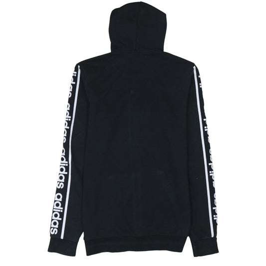 adidas Men's Black Full Zip Hoodie Small Lightweight Sportswear