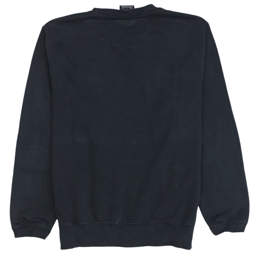 Nike Women’s Black Small Pullover Sweatshirt Crew Neck Cotton Blend