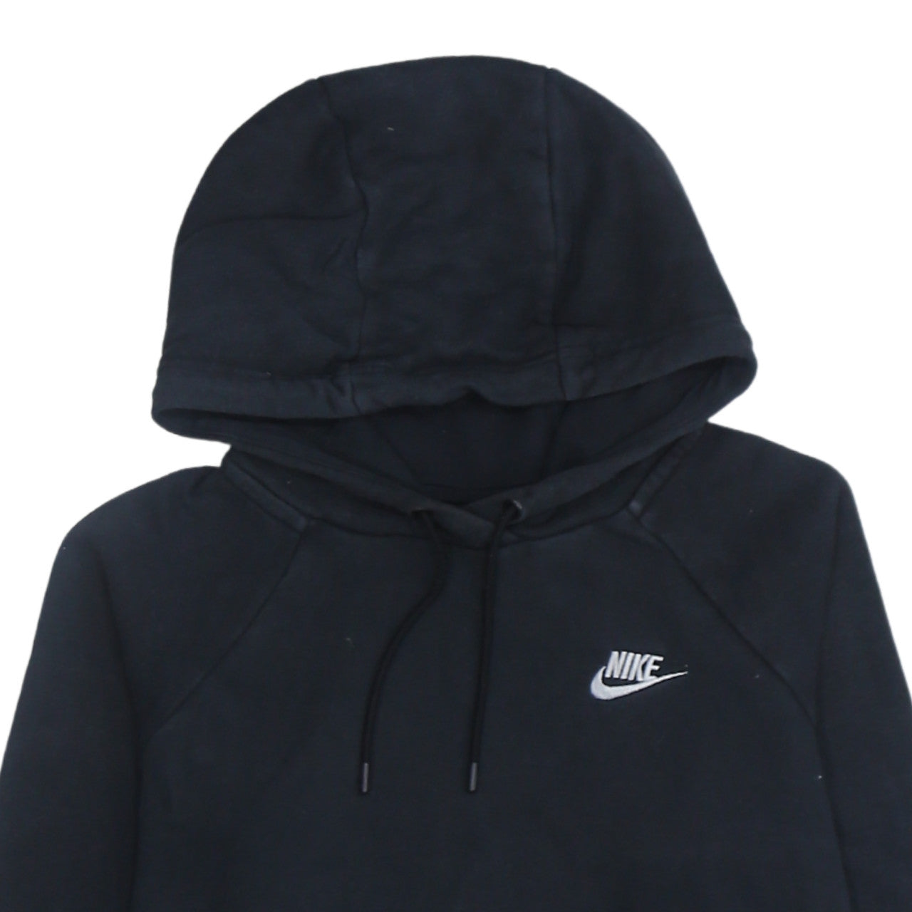 Nike Men's Black Pullover Hoodie Small Fleece Logo Sportswear