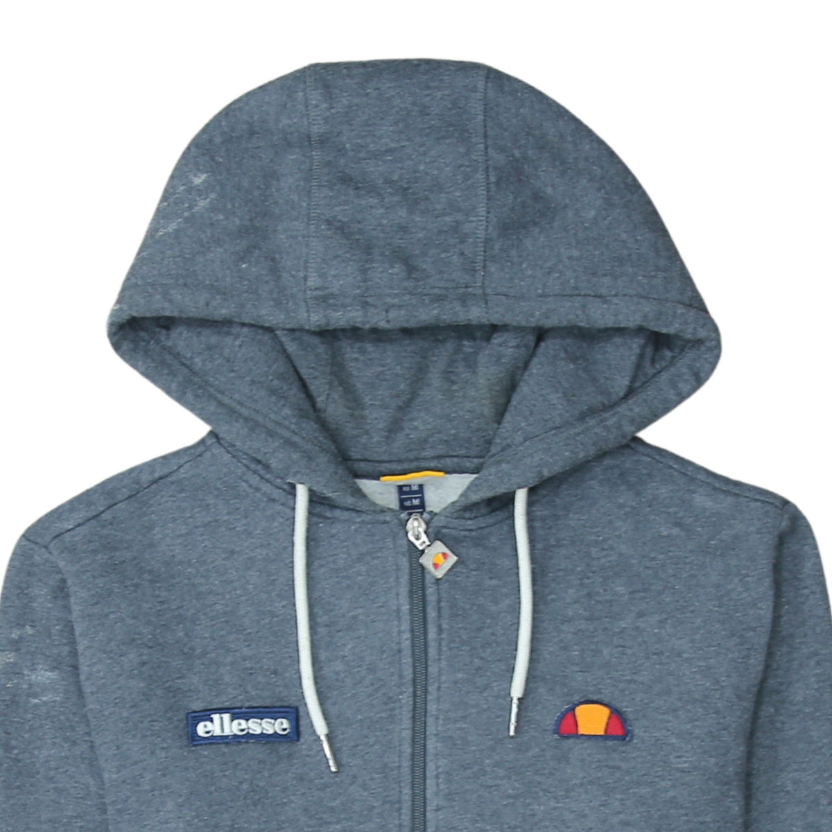 Additional view of Ellesse men’s blue full zip hoodie m regular fit logo fleece