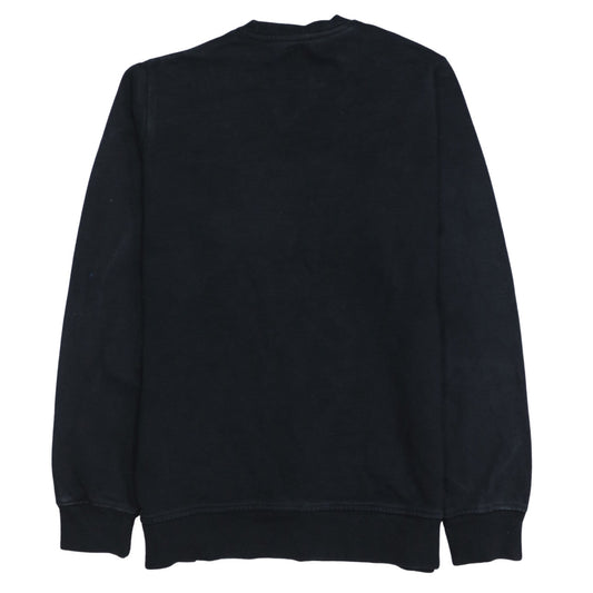 Dickies Men's Black Small Pullover Sweatshirt Crew Neck Logo
