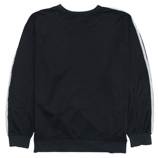 Adidas Women Black Size 12 Crew Neck Long Sleeve Sweatshirt