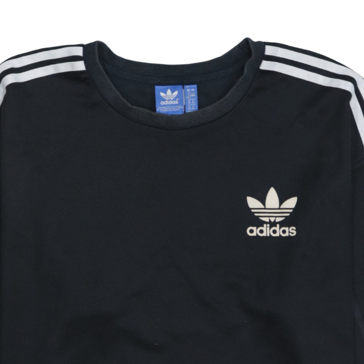 Additional view of Adidas Women Black, size 12, Crew Neck Long Sleeve Sweatshirt
