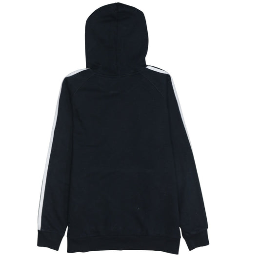 Adidas Boys Black 13-14 Years Pullover Hoodie Essentials 3-Stripes
