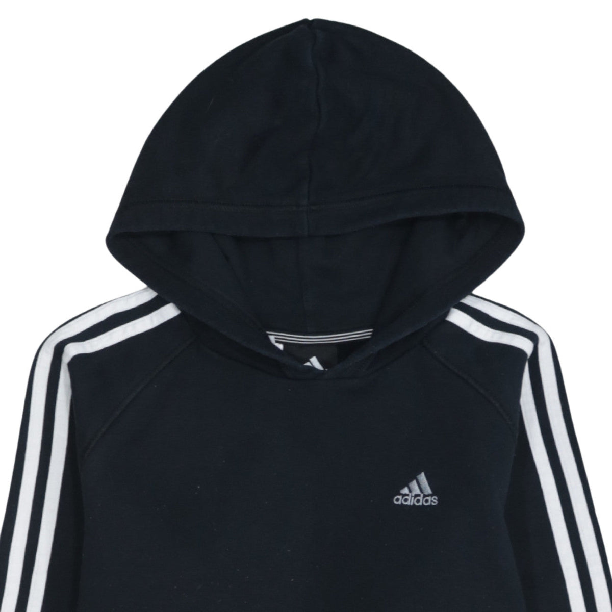 Additional view of Adidas boys’ black 13-14 years pullover hoodie essentials 3-stripes