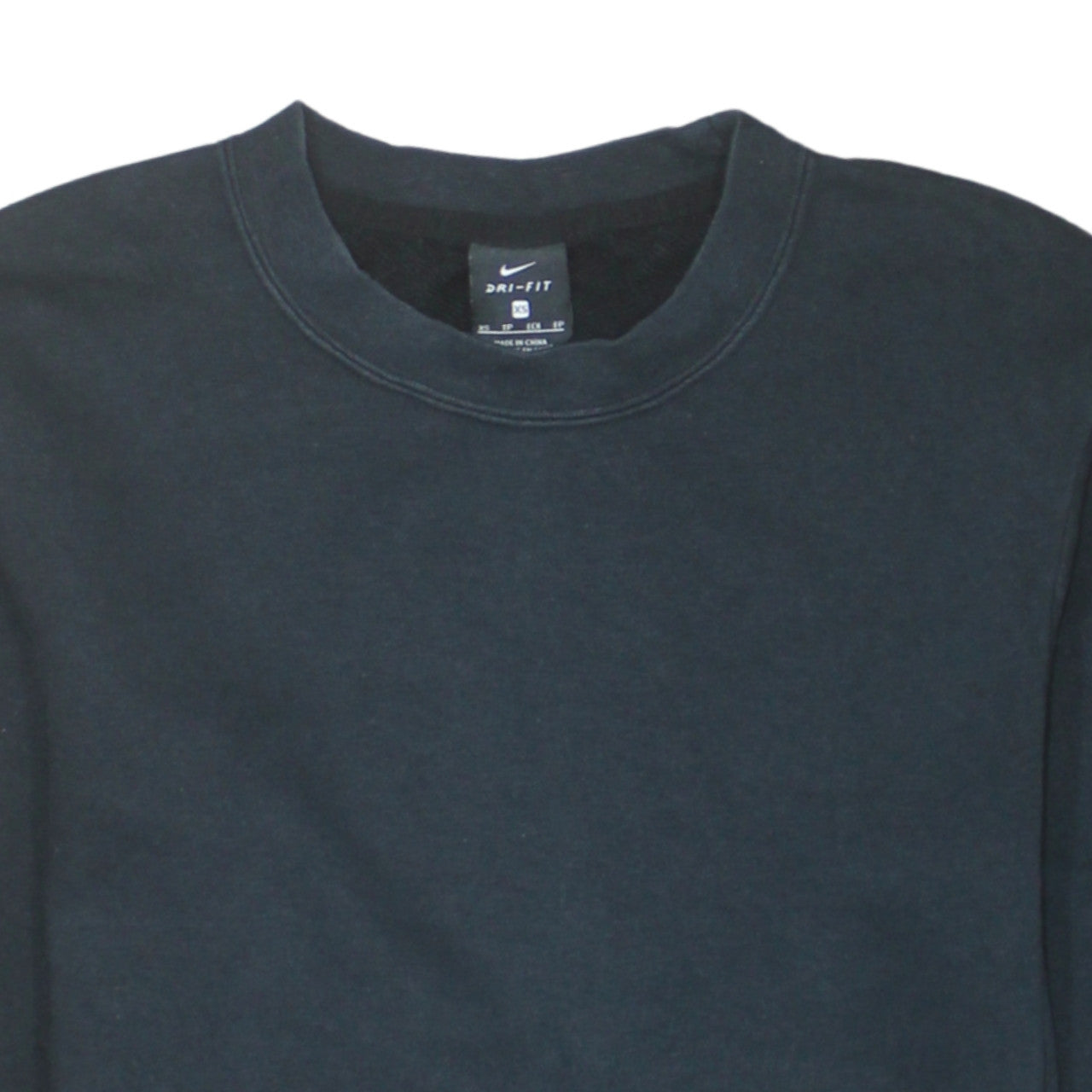 Nike Men's Black Dri-FIT XS Crew Neck Pullover Sweatshirt Just Do It