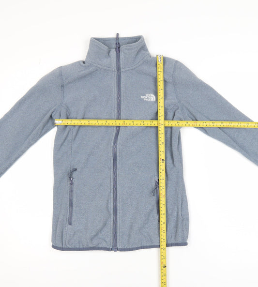 The North Face Blue Polartec Fleece Jacket Unisex S Full Zip Outdoor