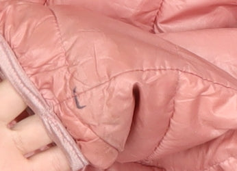 Additional view of H&M girls’ pink puffer jacket 14-15 years lightweight quilted zip coat