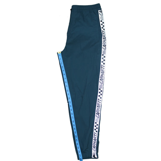 Carhartt Men’s Green Senna Track Pants S Regular Fit Nylon