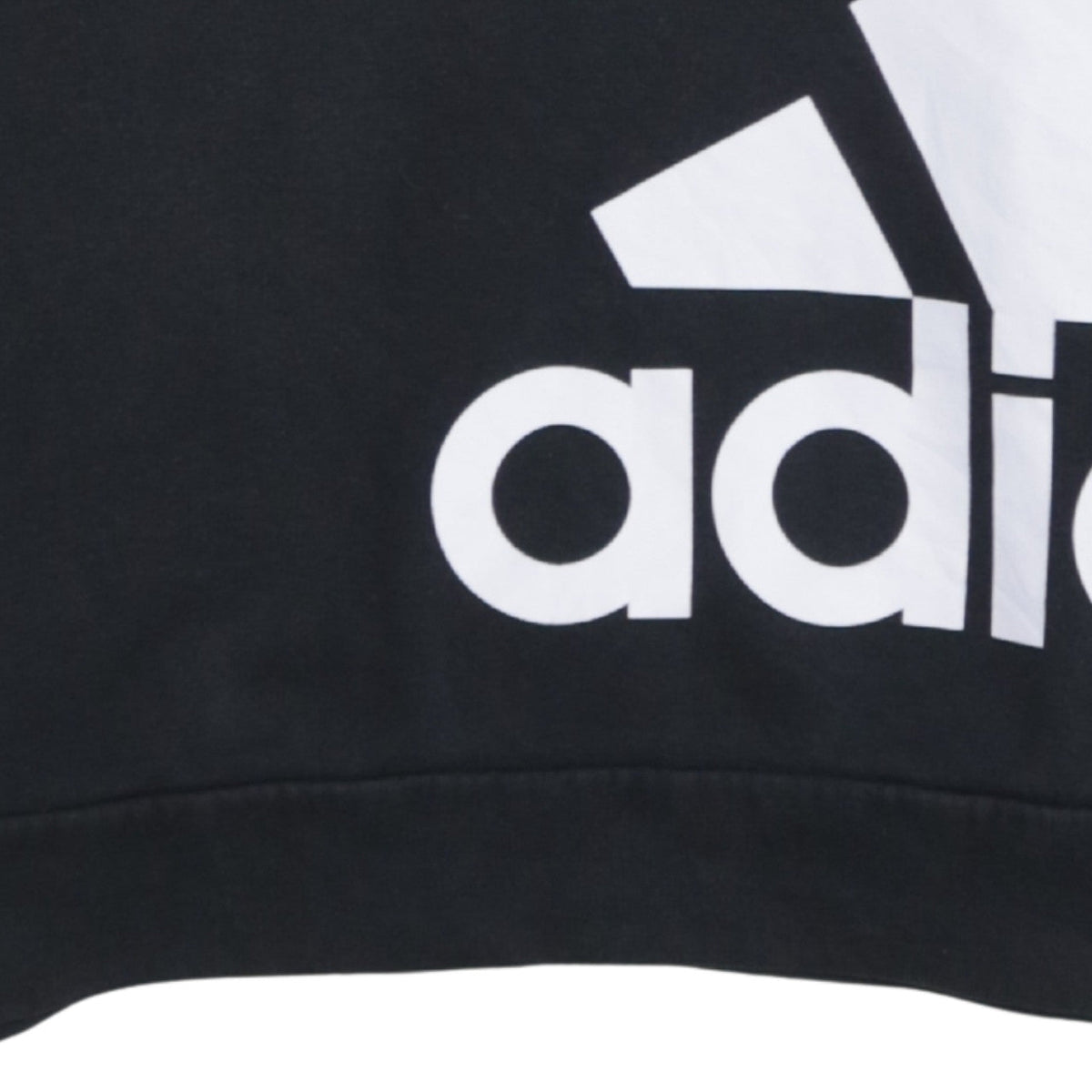 Additional view of Adidas boys’ black pullover hoodie 15-16 years fleece logo sweatshirt