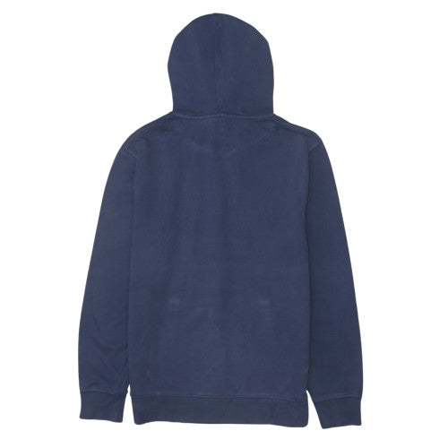 Levi's Men's Blue Pullover Hoodie Small Graphic Logo Fleece Sweatshirt
