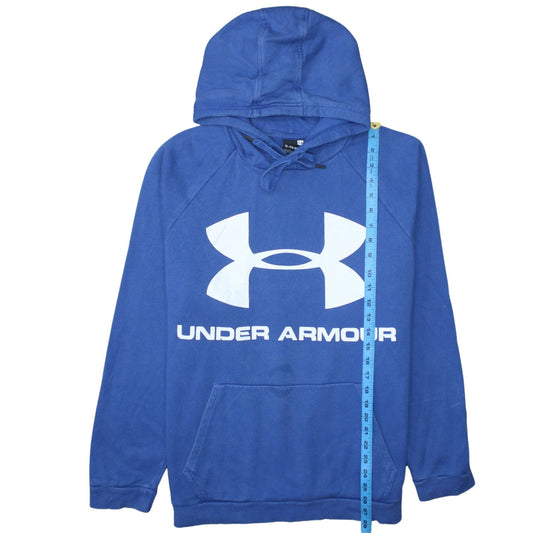 Under Armour Mens Blue XL Pullover Hoodie Sweatshirt with Logo