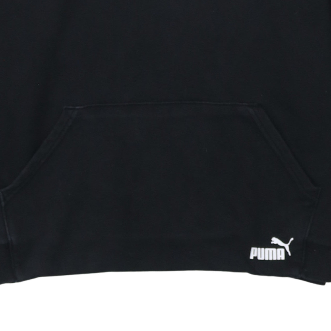 Puma Boys Black & White Pullover Hoodie Sweatshirt Size 15-16 Years