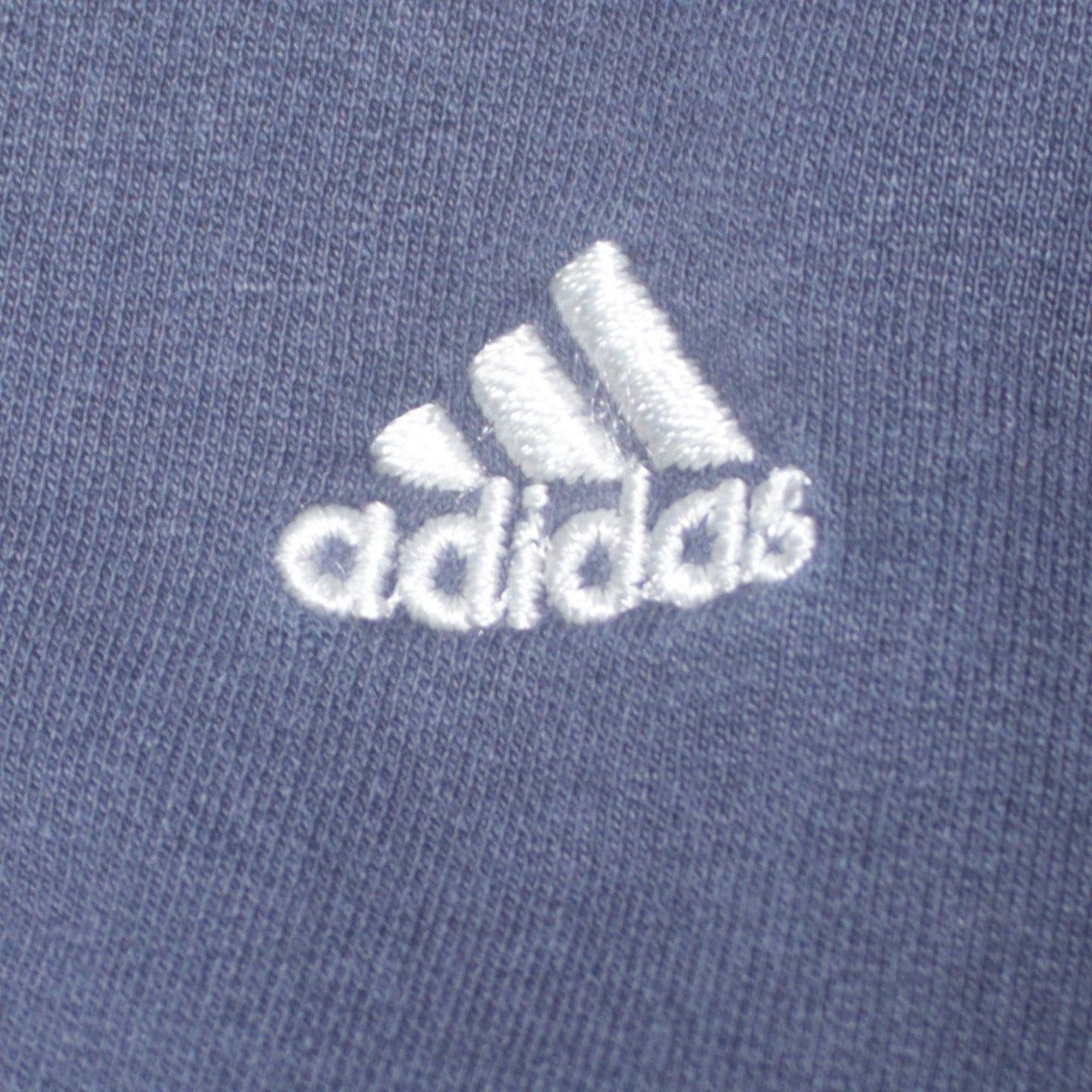 Adidas Men's Blue Cotton Short Sleeve Sports T-Shirt L