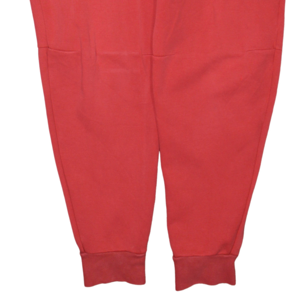 Nike Men's Red Jogger Sweatpants S Regular Fit Fleece Tapered Trousers