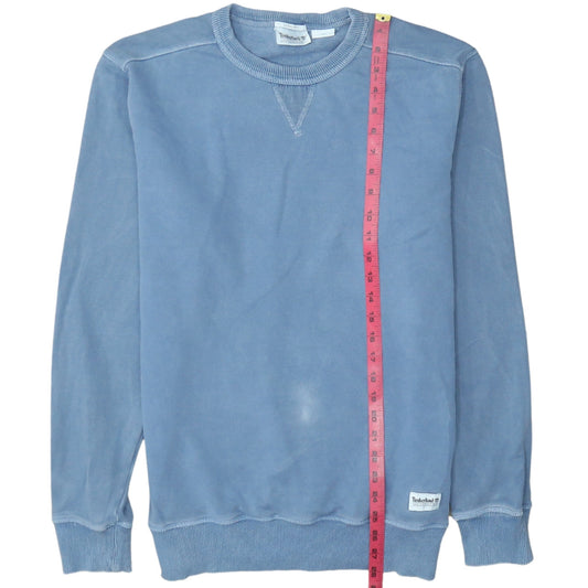 Timberland Men's Blue Regular Fit Cotton Pullover Sweatshirt Size S