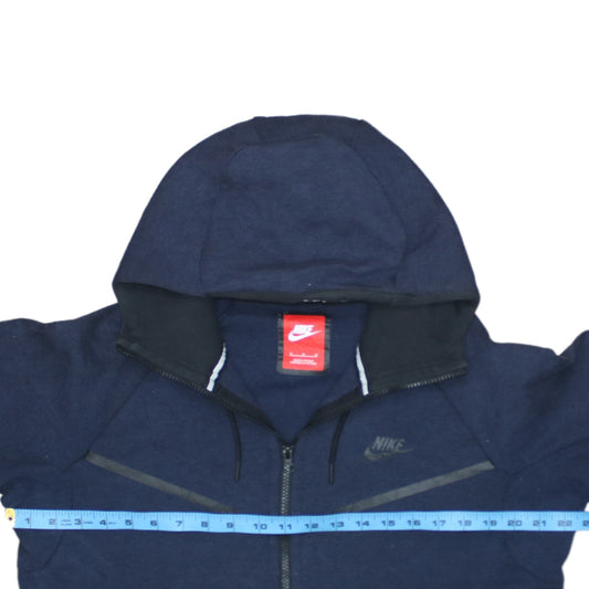 Nike Men's Blue Full Zip Hoodie Size M Sportswear Sweatshirt