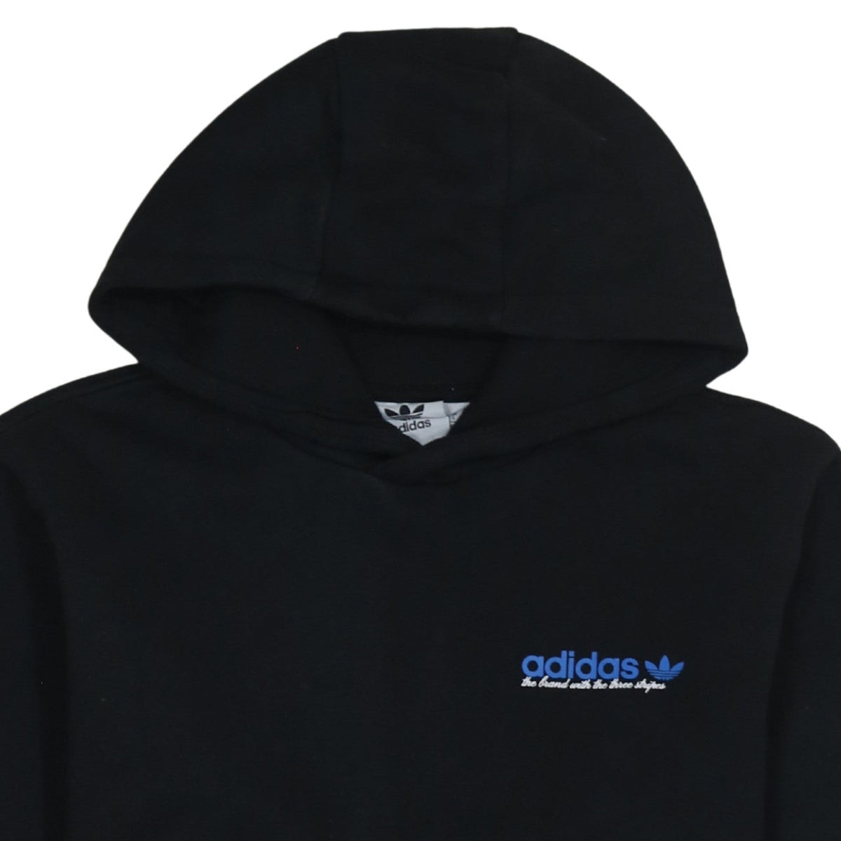 Additional view of Adidas Men's Black Pullover Hoodie, size S, Logo Fleece Sweatshirt