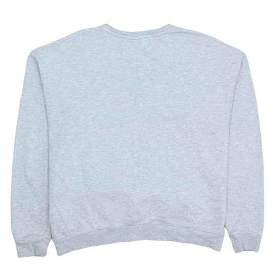 Puma Womens Grey Logo Crew Neck Sweatshirt Size 16 XL