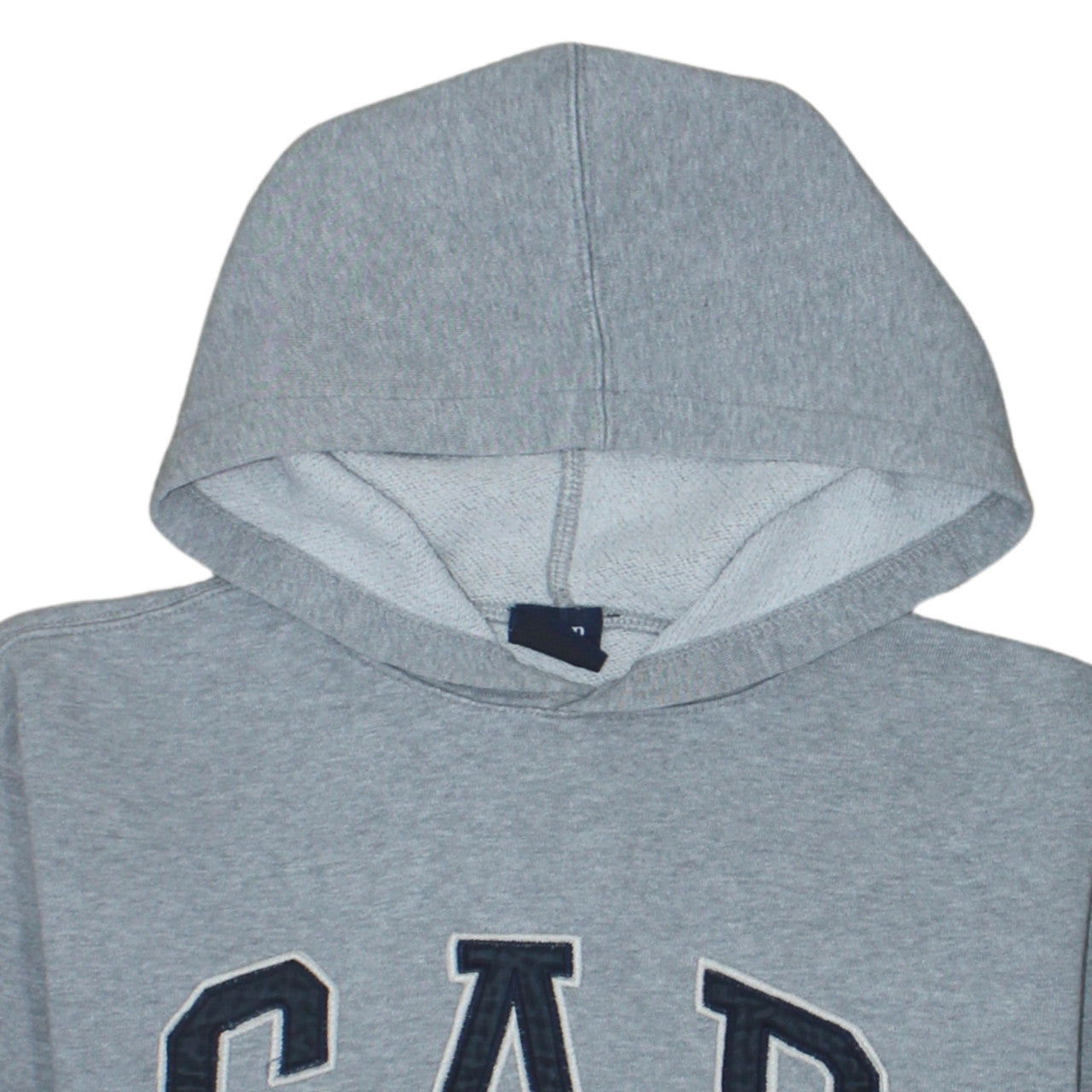 Additional view of Gap boys’ grey 2xl pullover fleece hoodie with logo