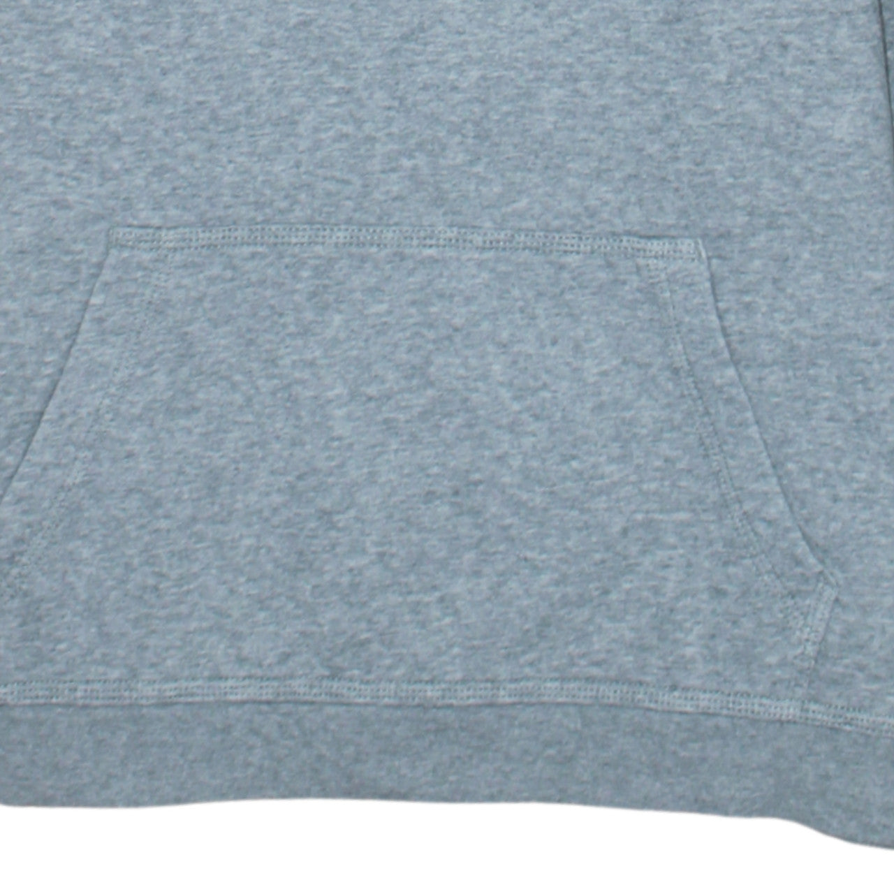 Additional view of Nike boys’ grey xl pullover fleece hoodie with logo print