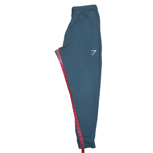 Gymshark Men's Blue Small Jogger Sweatpants Stretch Drawstring Trousers