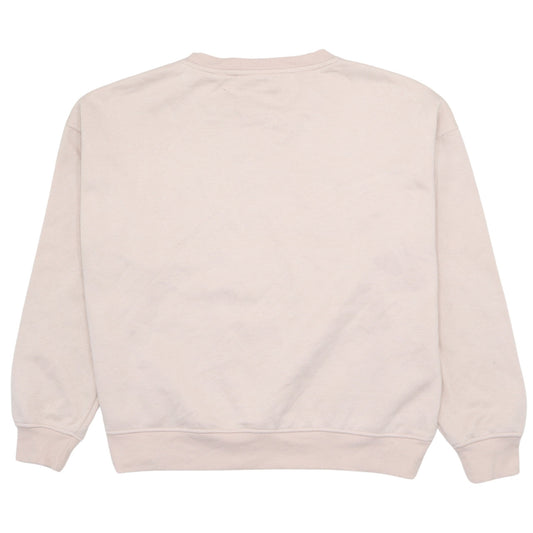 Disney Women Beige Minnie Mouse Pullover Sweatshirt Size M 12/14