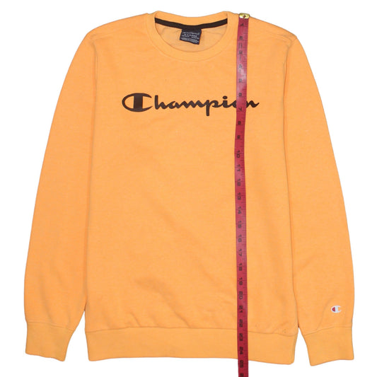Champion Boys Orange Crew Neck Pullover Sweatshirt 13-14 Years