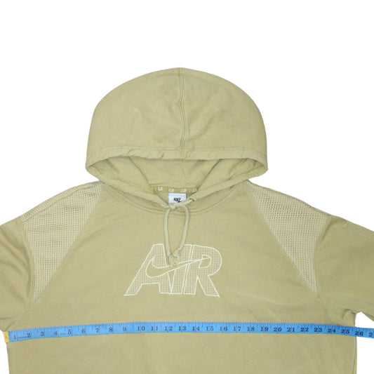 Nike Men's Beige Air Pullover Hoodie Size M Regular Fit
