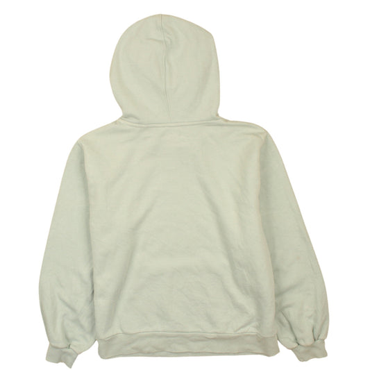 Adidas Womens Green Hoodie XS Relaxed Fit Pullover Cotton Blend