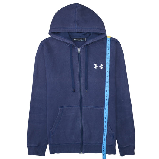 Under Armour Men's Navy Full Zip Hoodie Size L ColdGear