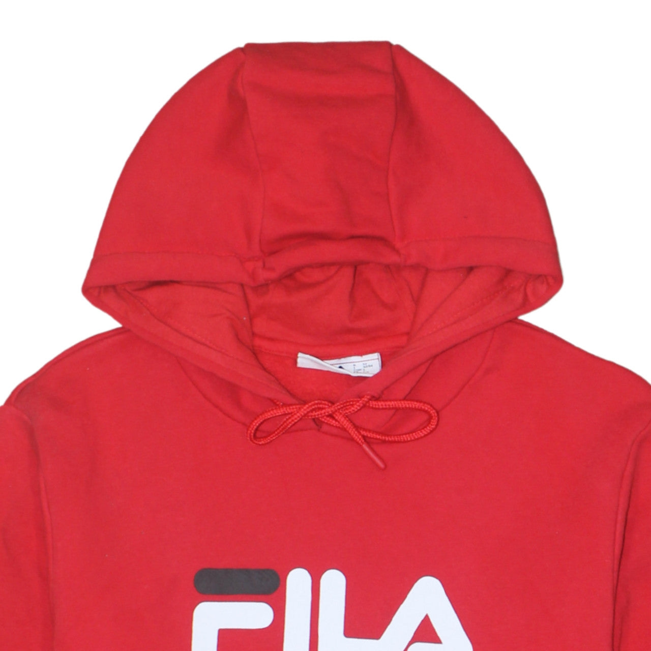 Additional view of Fila men’s red pullover hoodie l logo sports sweatshirt
