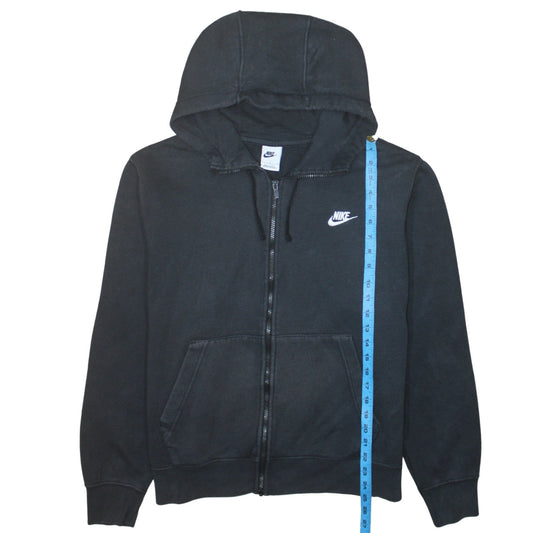 Nike Women's Black Full Zip Hoodie Sweatshirt Size L