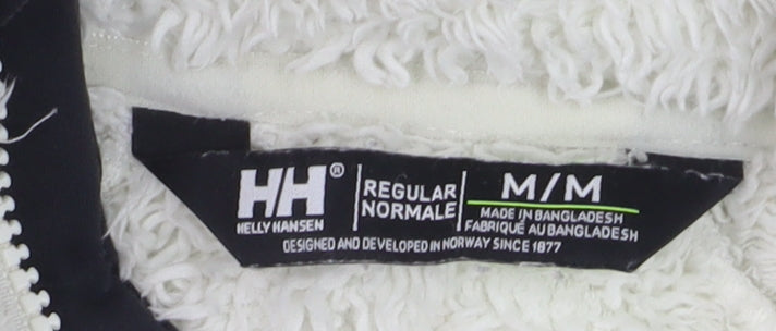 Additional view of Helly Hansen women’s ivory fleece full zip jacket m regular fit