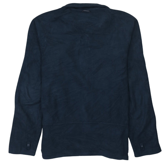 The North Face Men's Blue Fleece Full Zip Jacket Size S