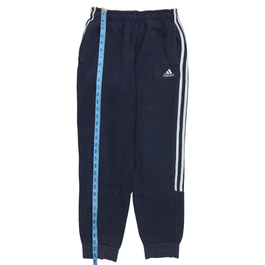 adidas Men's Blue Jogger Sweatpants S Regular Fit Fleece Activewear
